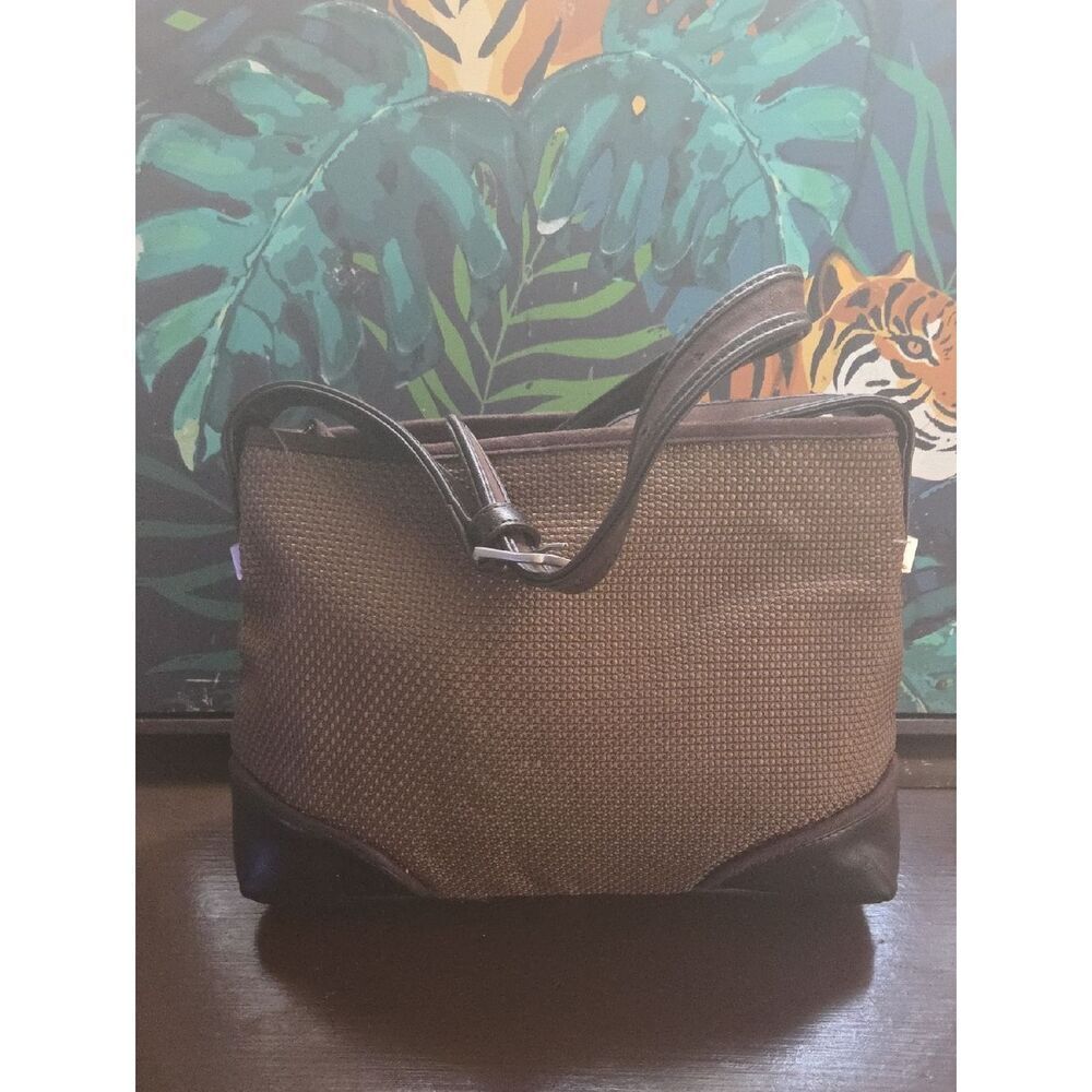 The Sak Brown Woven Crossbody Bag